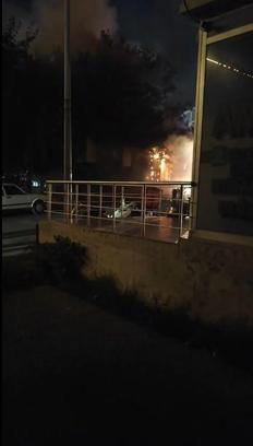 Mardin’de elektrik trafosundaki patlamalar kamerada