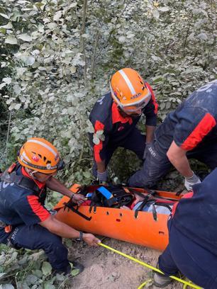 Çarpışan 2 ATV’den biri uçuruma devrildi; 2 yaralı