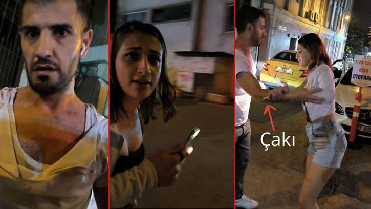 Karaköy’de Kanadalı turist takside önce gasp sonra bıçaklı saldırı iddiası; saldırı anları kamerada