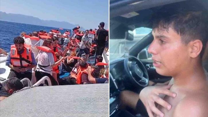 Girne'de alabora olan gemideki çocuğu kurtardığı anları anlattı