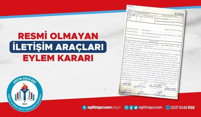 Eğitim Gücü Sen’den eylem kararı