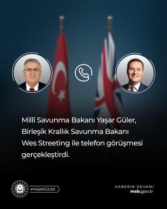 Bakanı Güler, İngiliz mevkidaşı Streeting ile görüştü