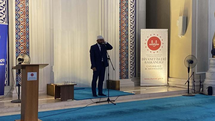 Ezanı Güzel Okuma Yarışması'nın finali Çanakkale'de düzenlendi