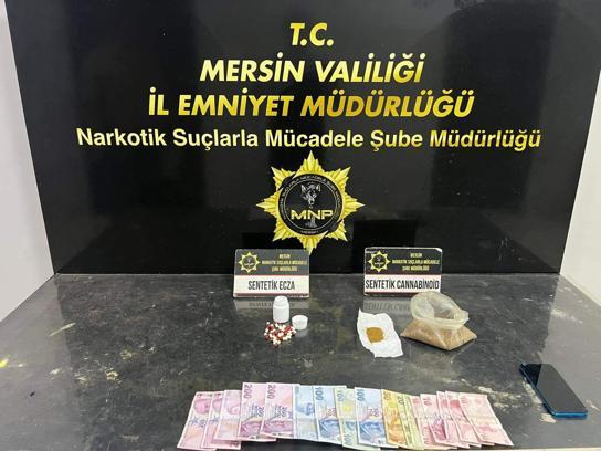 Mersin’de 'torbacı' operasyonunda 2 tutuklama