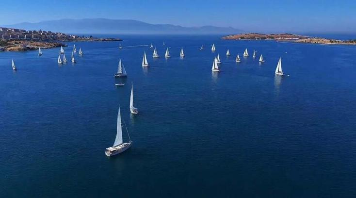 Foça'nın kurtuluş gününde şehit ve gazileri, yelkenliler selamlayacak