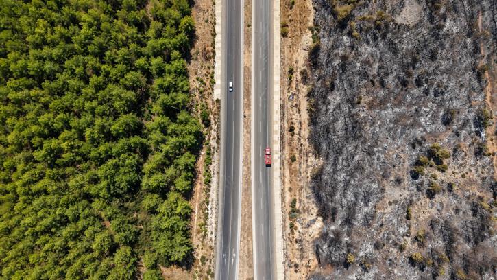 Aksu yangını 3'üncü gününde; mahalleli parasını cebinden ödediği suyla havuzu doldurdu (4)