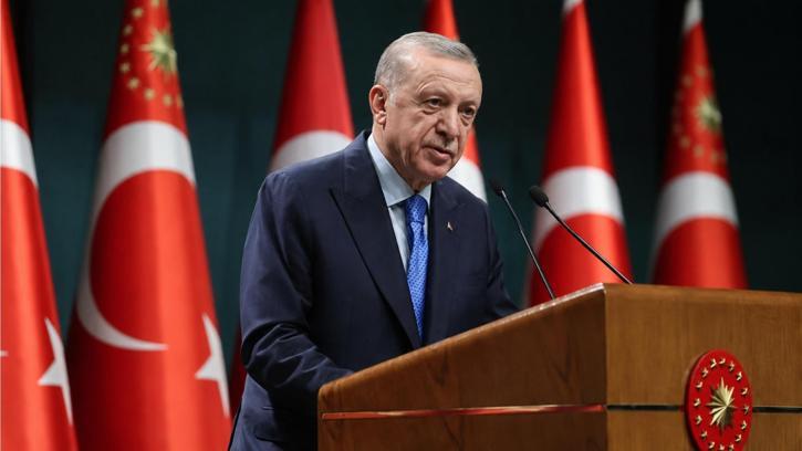 Cumhurbaşkanı Erdoğan'dan, İzmir'in kurtuluşunun yıl dönümü mesajı