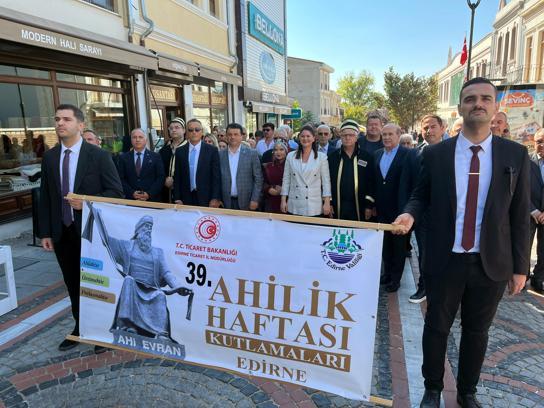 Edirne’de, 39’uncu Ahilik Haftası başladı