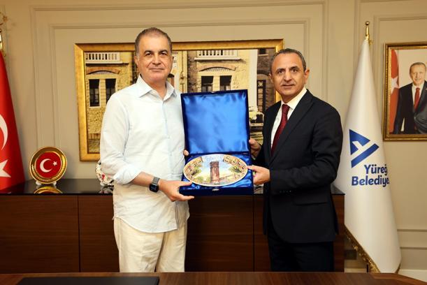 Ömer Çelik’ten Yüreğir Belediye Başkan Vekili Özünal’a ziyaret