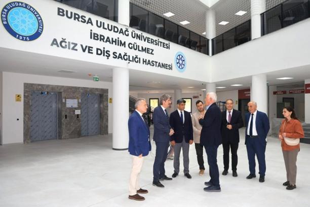 BUÜ Ağız ve Diş Sağlığı Hastanesi inşaatında çalışmalar sürüyor