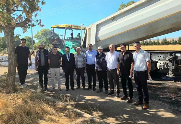 Asfaltlanan köy yollarında denetim