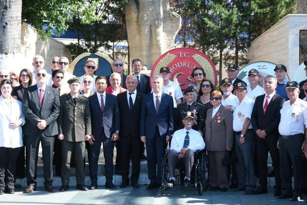 Bodrum’da 19 Eylül Gaziler Günü törenle kutlandı