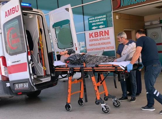Sobadan sızan gazdan zehirlenen çift tedaviye alındı