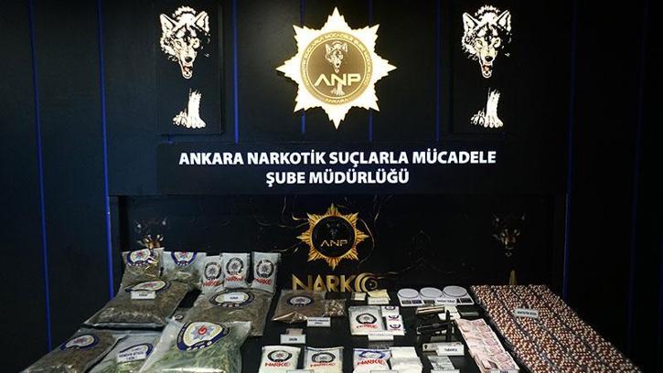 Ankara’da narkotik operasyonları: 32 tutuklama