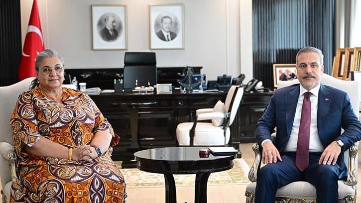 Bakan Fidan, BM Genel Sekreteri Libya Özel Temsilcisi'ni kabul etti