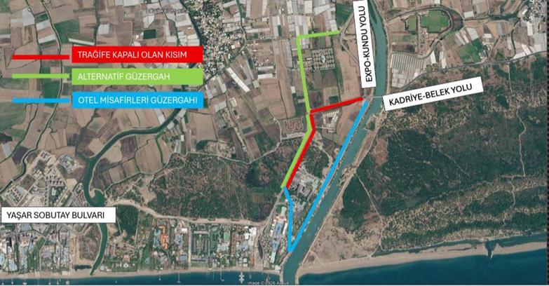 Yaşar Sobutay Bulvarı 1 gün süreyle trafiğe kapalı