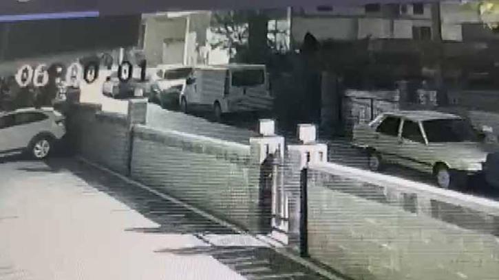 Maltepe'de 7 katlı binadaki çökme anı kamerada