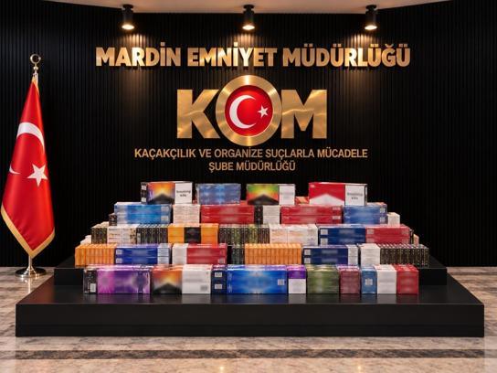 Mardin’de kaçak sigara operasyonu: 2 gözaltı