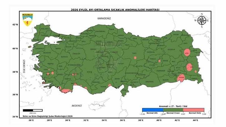 56 yılın en sıcak 13’üncü eylül ayı yaşandı