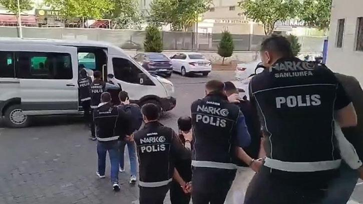 Şanlıurfa’da uyuşturucu operasyonuna 13 tutuklama