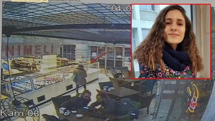 Gülistan Doku’nun çalıştığı kafede üst kattaki kameraların görüntüleri dosyada y