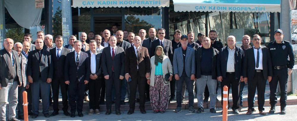 Çay'da Muhtarlar Günü kutlandı
