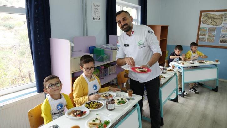 Marmarabirlik’in ‘Minik Şeflerle Zeytinli Tarifler’ atölyesi İznik’te