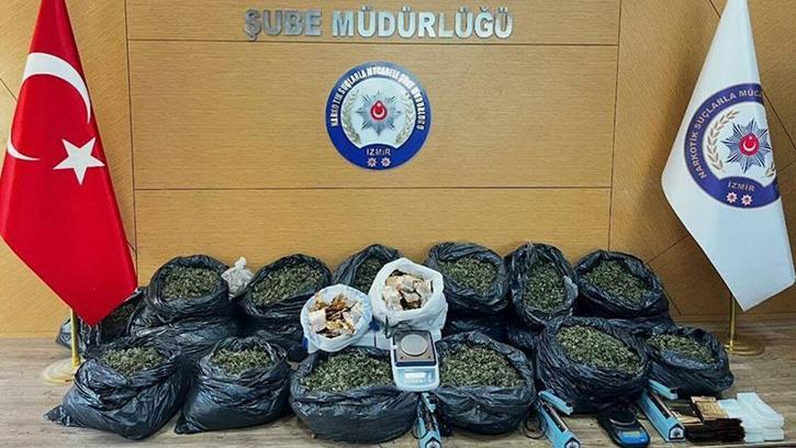 İzmir merkezli uyuşturucu operasyonunda 7 tutuklama