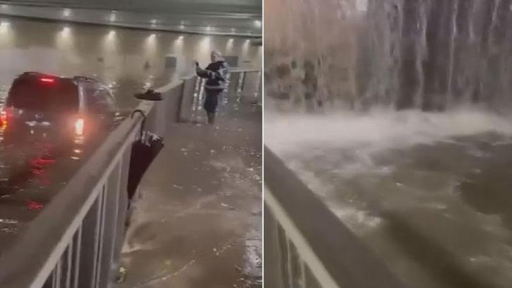 Pendik'te alt geçidi su bastı