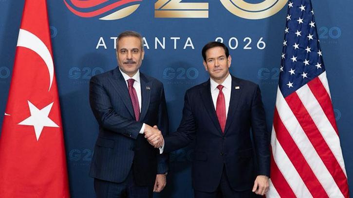Dışişleri Bakanı Fidan, ABD Dışişleri Bakanı Rubio ile bir araya geldi