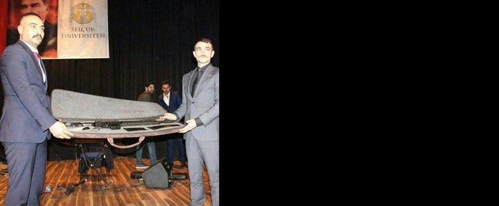 Üniversitedeki etkinlikte tüfek hediye eden ülkü ocakları sorumlusu: Hatıra amaçlı hediye etmiştim