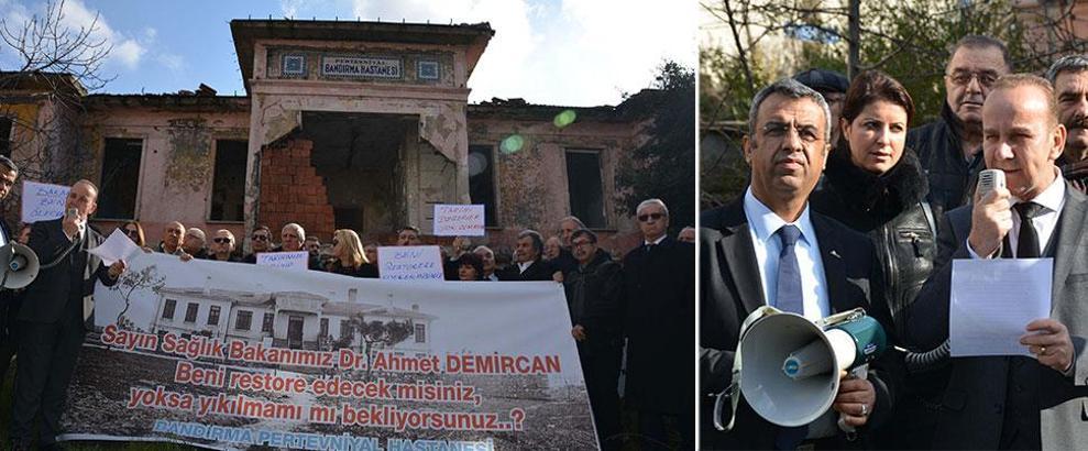 Kaderine terk edilen hastanenin ‘dili’ oldular