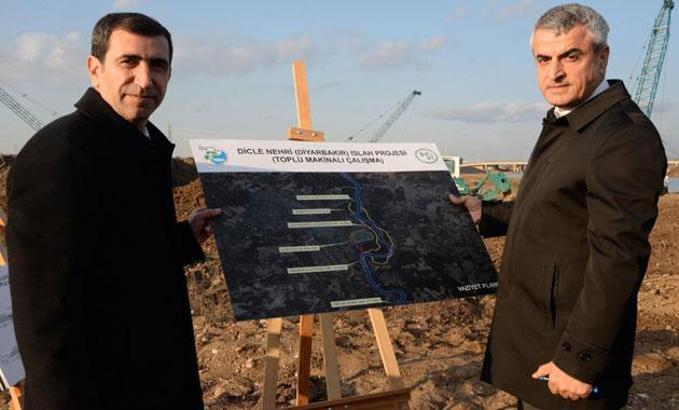 Dicle Nehri'ne ıslah için ilk neşter vuruldu