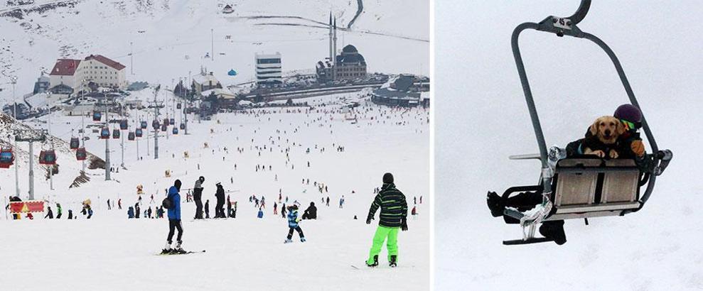 Kayak merkezleri sömestr tatiline hazır