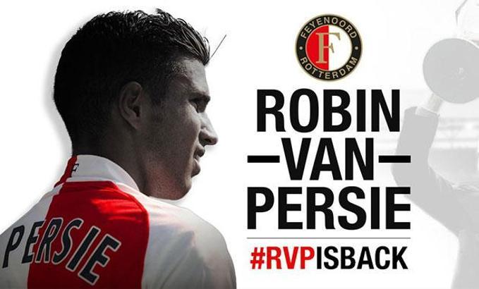 Robin van Persie resmen Feyenoord'da