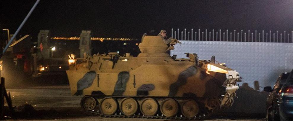 Tanklar, Kilis'ten Suriye'ye geçti