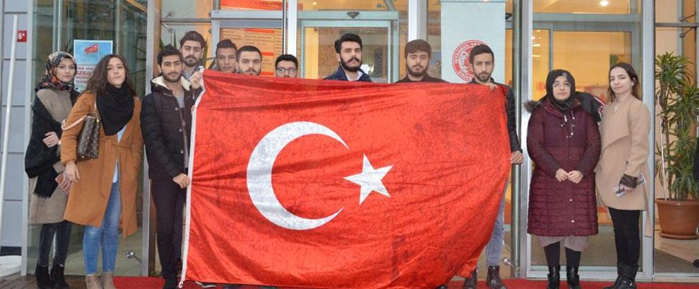 İYYÜ Öğrenci Konseyi'nden 'Afrin Harekatı’na destek