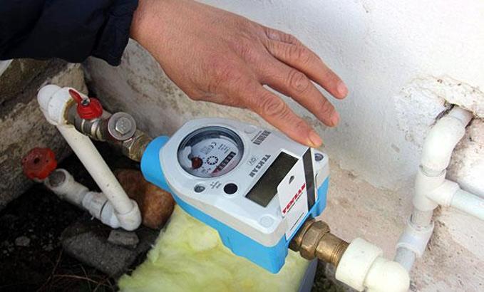 Bu köyün su sayaçları mahkemelik