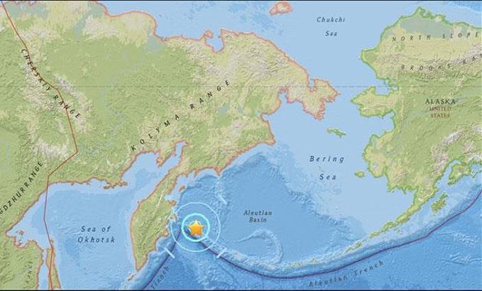 Kamçatka Yarımadası açıklarında 6.2 büyüklüğünde deprem