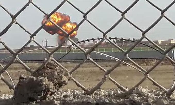 Sınırda mevzi kazan teröristler tank atışıyla vuruldu