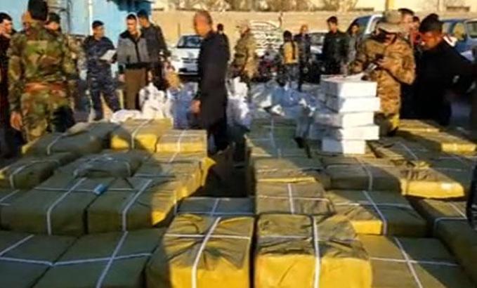 Tuzhurmatu'da narkotik operasyonda üç ton uyuşturucu ele geçirildi
