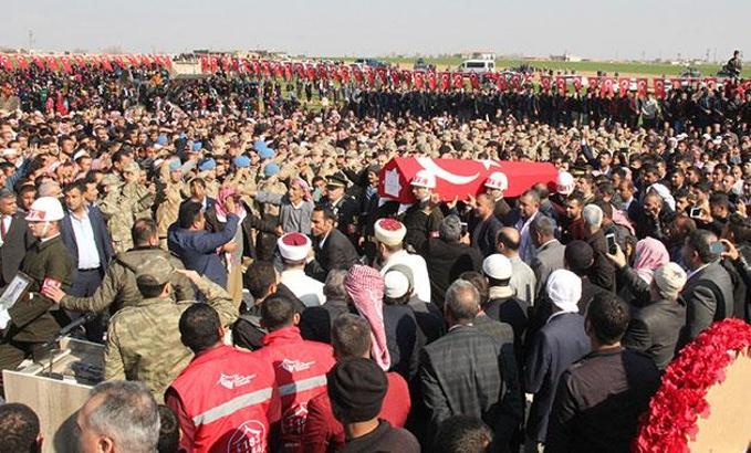 Şehit Onbaşı Aydar, Arapça ağıtlarla son yolculuğuna uğurlandı