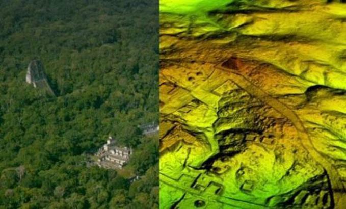 Bilim insanları Guatemala ormanı altında gizlenmiş antik Maya kenti keşfetti