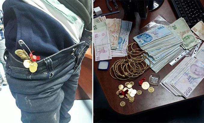 Sahte savcının dolandırdığı altınlar çamaşırından çıktı