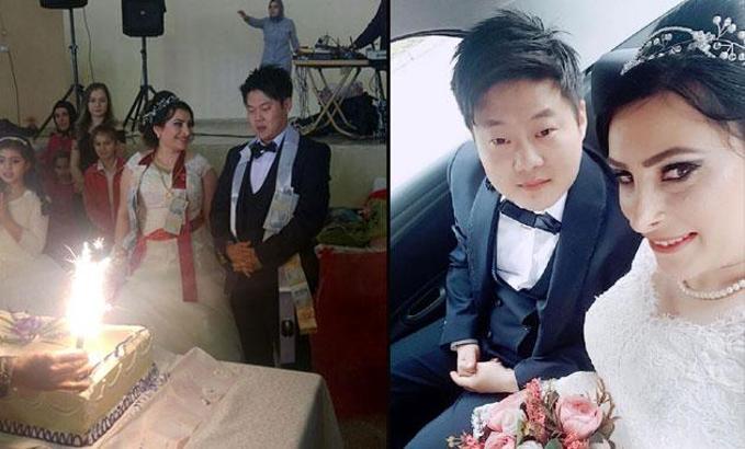 Trabzon'a Koreli damat