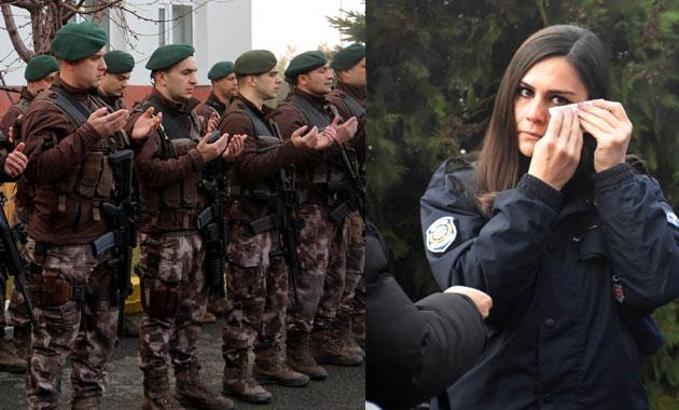 Özel harekat polisleri, Afrin'e dualarla uğurlandı