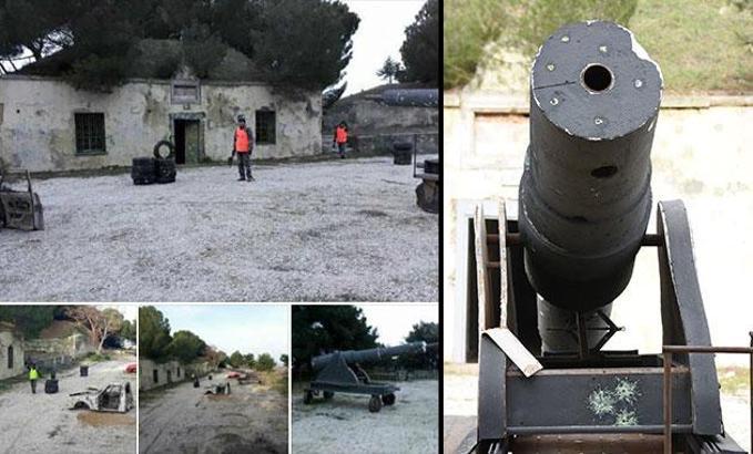 Çanakkale'de tarihi tabyada 'paintball'a soruşturma