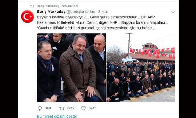 AK Partili ve CHP'li vekiller arasında 'şehit cenazesindeki fotoğraf' tartışması