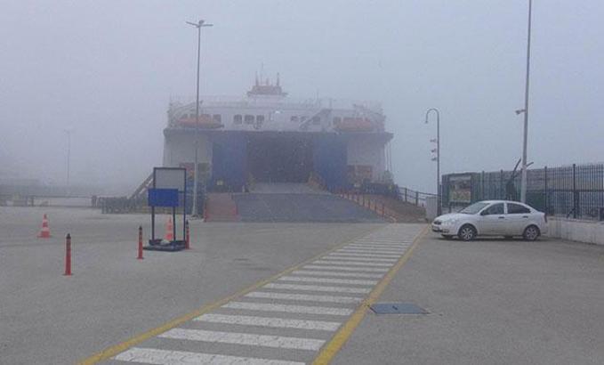Bandırma'da yoğun sis deniz ulaşımını etkiledi