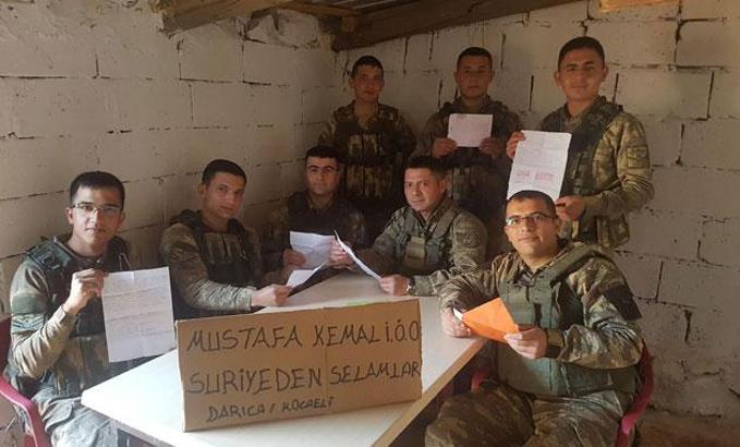 Mehmetçikten çocuklara cevap geldi